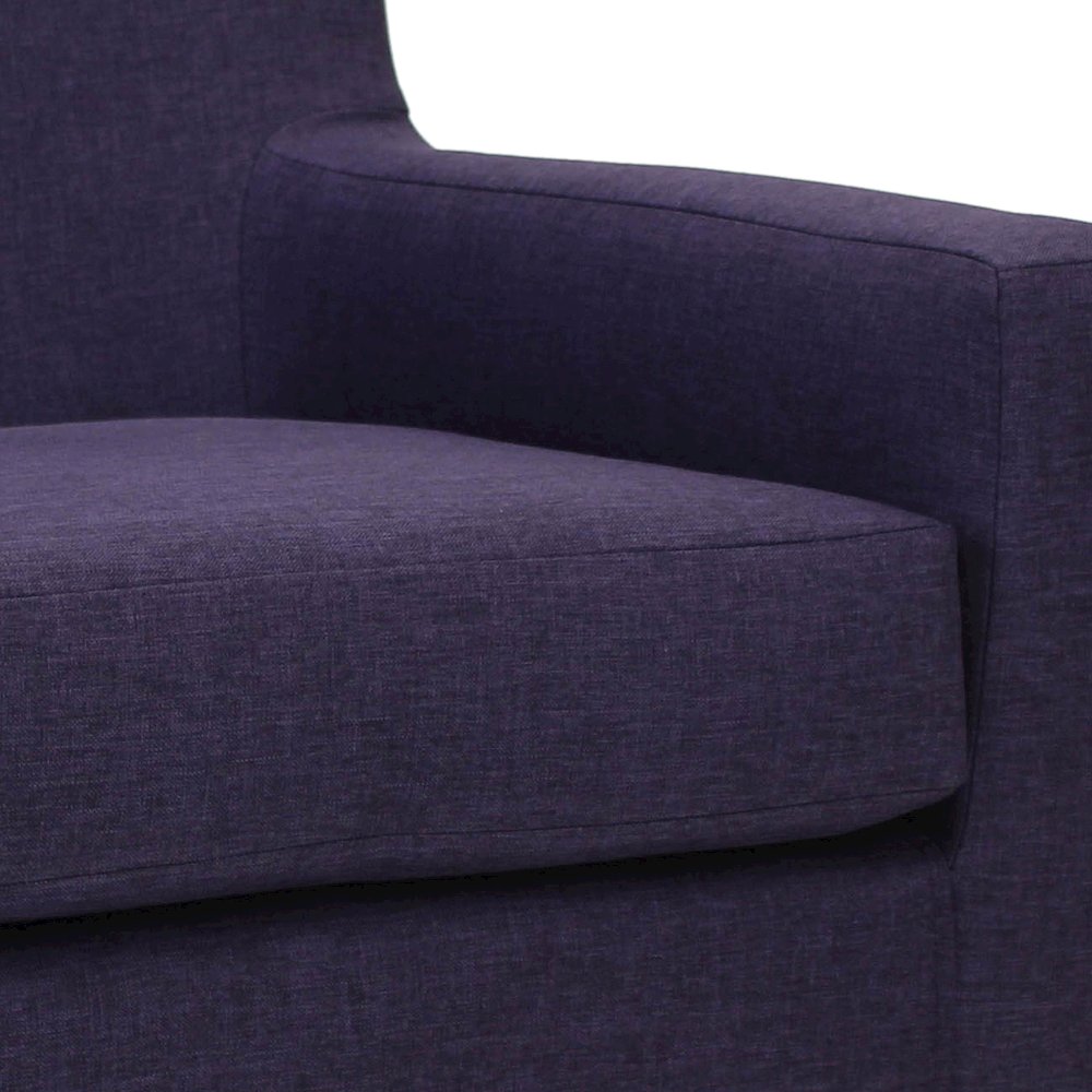 Emma Arm Chair - Eggplant. Picture 5