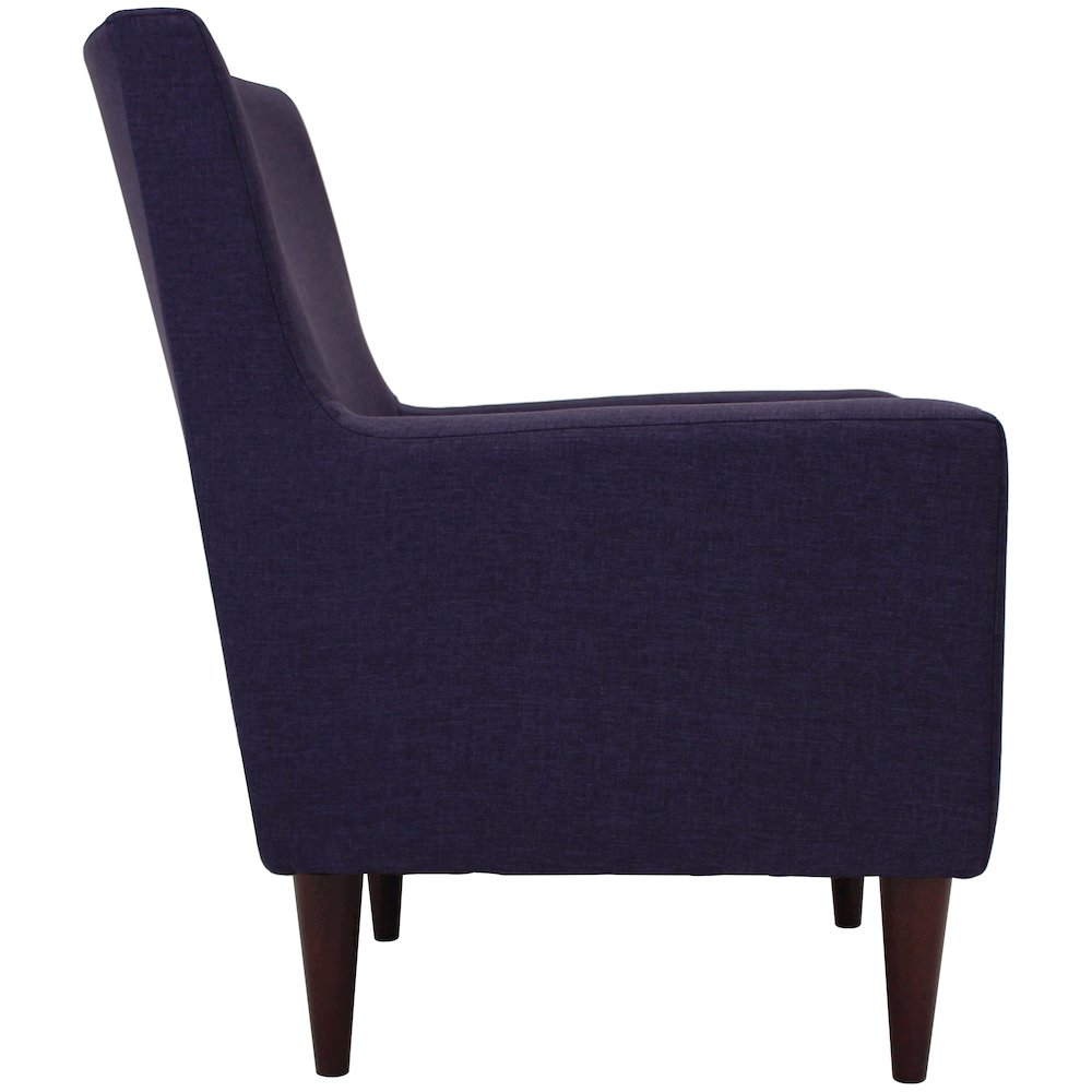 Emma Arm Chair - Eggplant. Picture 9
