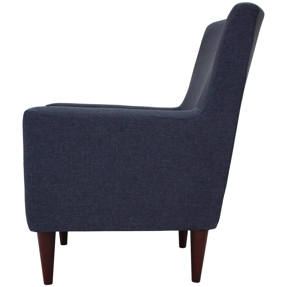 Emma Arm Chair - Navy. Picture 4
