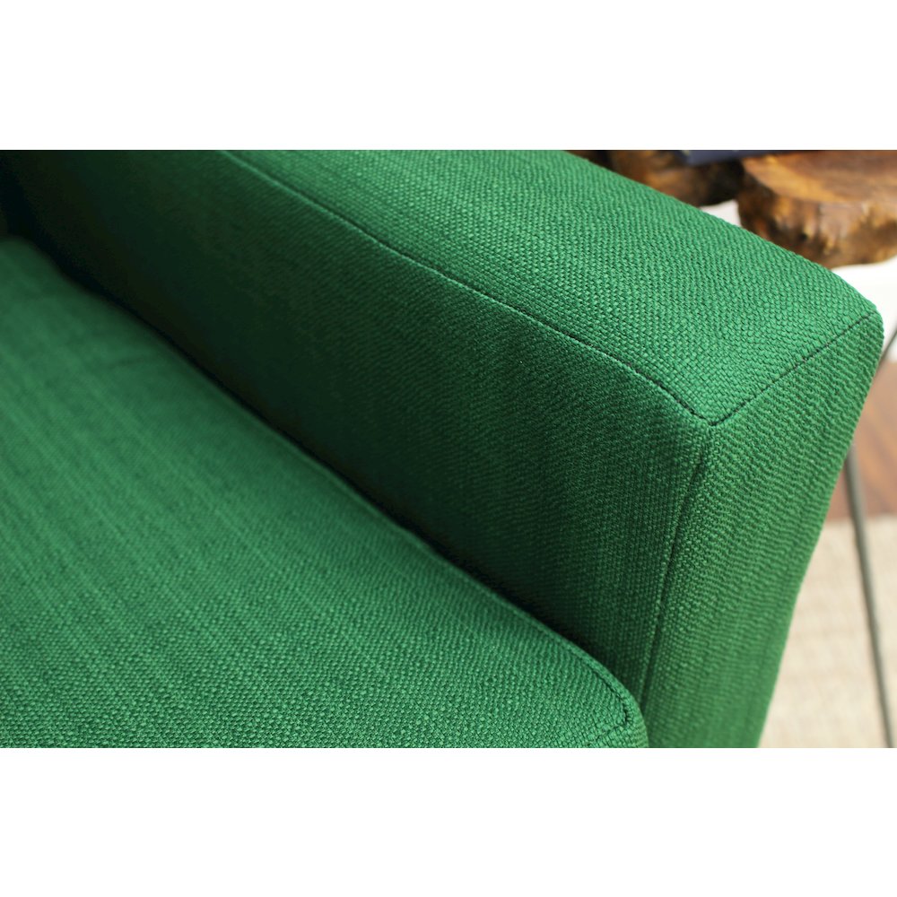 Emma Lounge Chair - Emerald Green. Picture 5