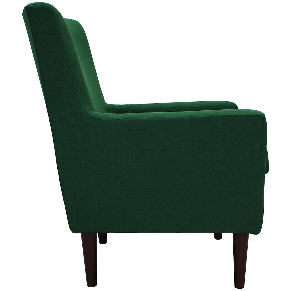 Emma Lounge Chair - Emerald Green. Picture 7