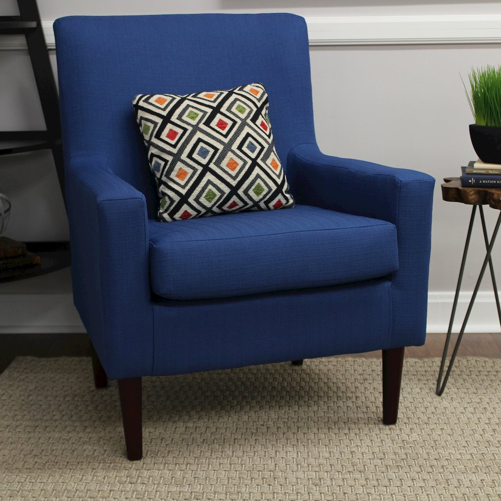 Emma Lounge Chair - Marine Blue. Picture 6