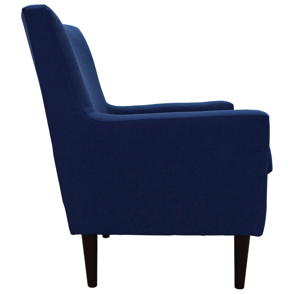 Emma Lounge Chair - Marine Blue. Picture 7