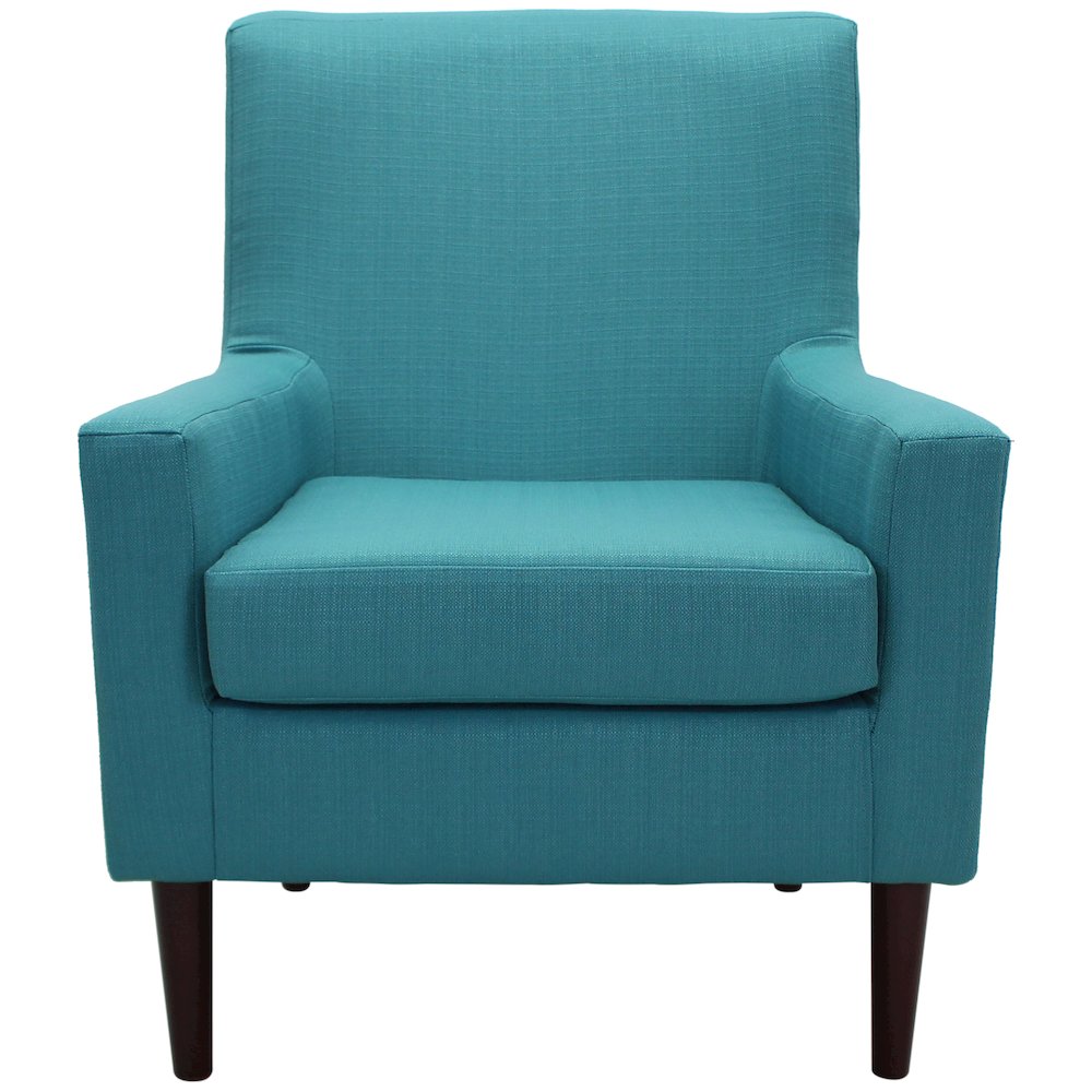 Emma Lounge Chair - Teal Blue. Picture 8
