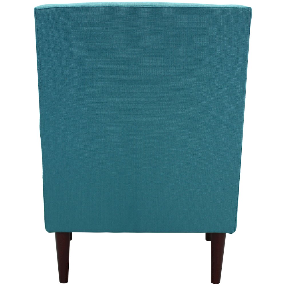 Emma Lounge Chair - Teal Blue. Picture 6