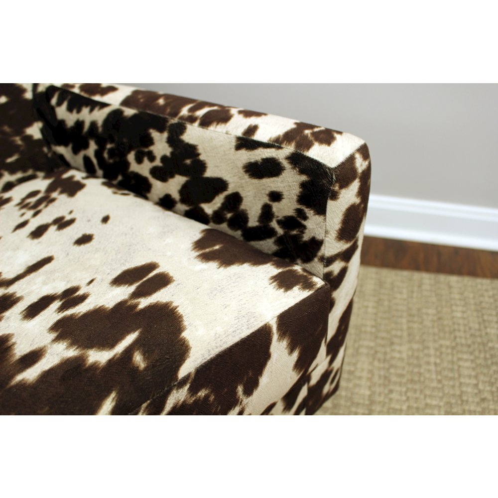 Emma Arm Chair - Cowhide Brown. Picture 6