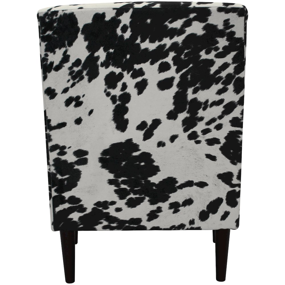 Emma Arm Chair - Cowhide Black. Picture 5