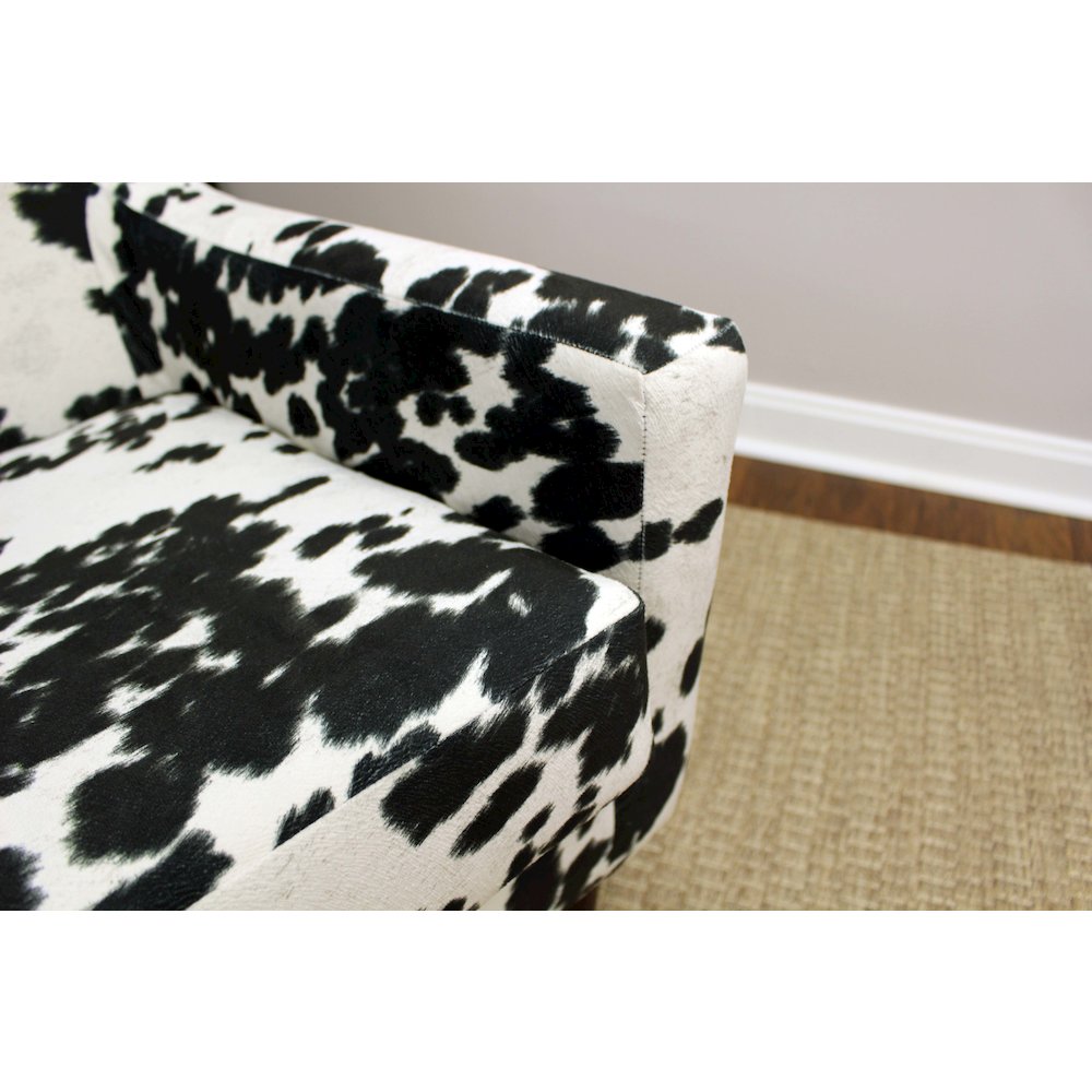 Emma Arm Chair - Cowhide Black. Picture 4