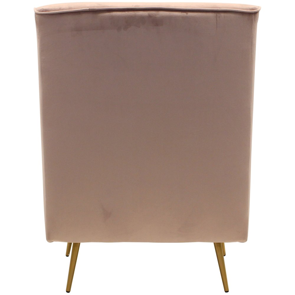 Lana Mid Century Arm Chair - Chantel Rose. Picture 4