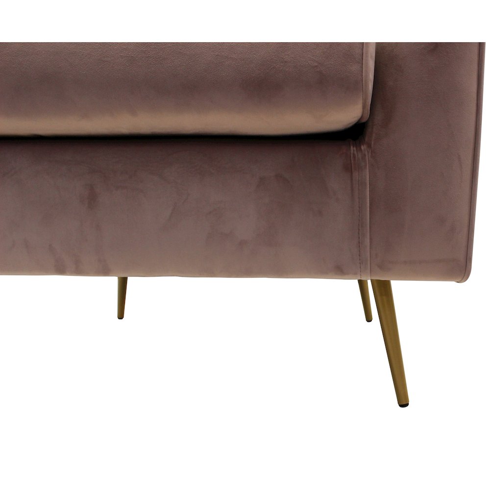 Lana Mid Century Arm Chair - Chantel Rose. Picture 5