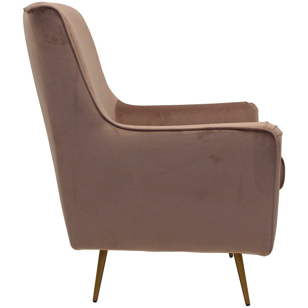 Lana Mid Century Arm Chair - Chantel Rose. Picture 7
