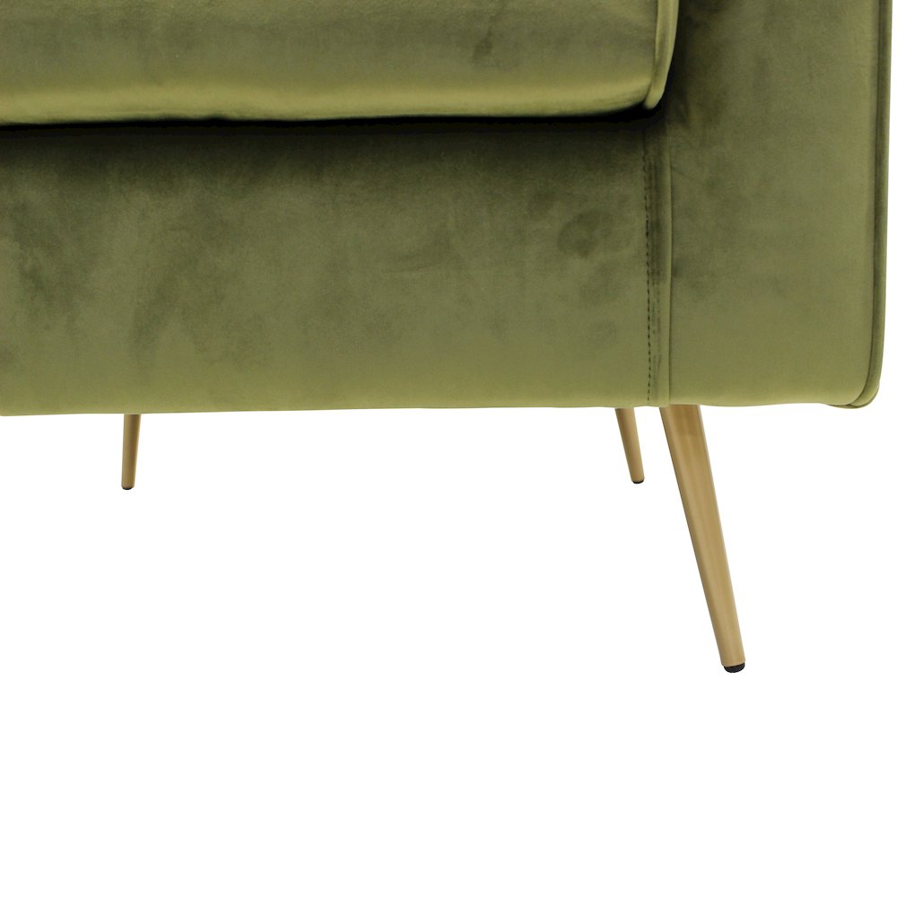 Lana Mid Century Arm Chair - Chantel Avocado. Picture 6