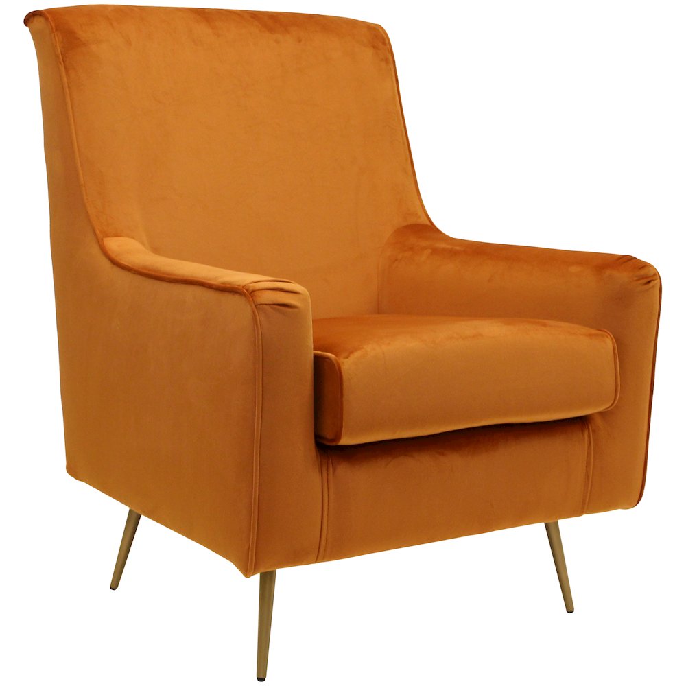 Lana Mid Century Arm Chair - Chantel Harvest. Picture 1