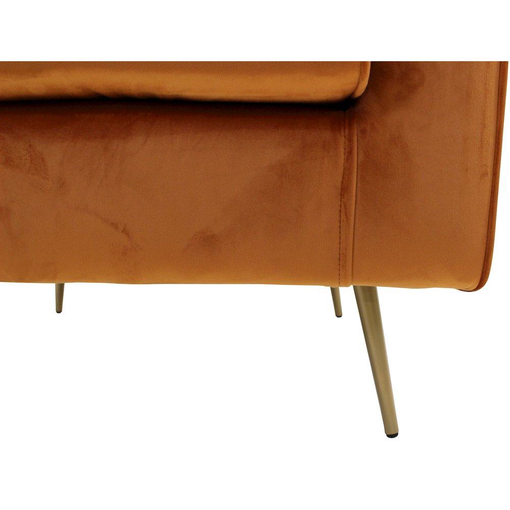 Lana Mid Century Arm Chair - Chantel Harvest. Picture 5