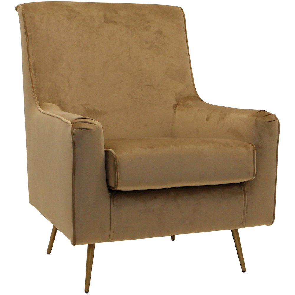 Lana Mid Century Arm Chair - Chantel Taupe. Picture 1