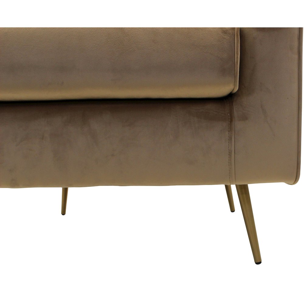 Lana Mid Century Arm Chair - Chantel Taupe. Picture 5