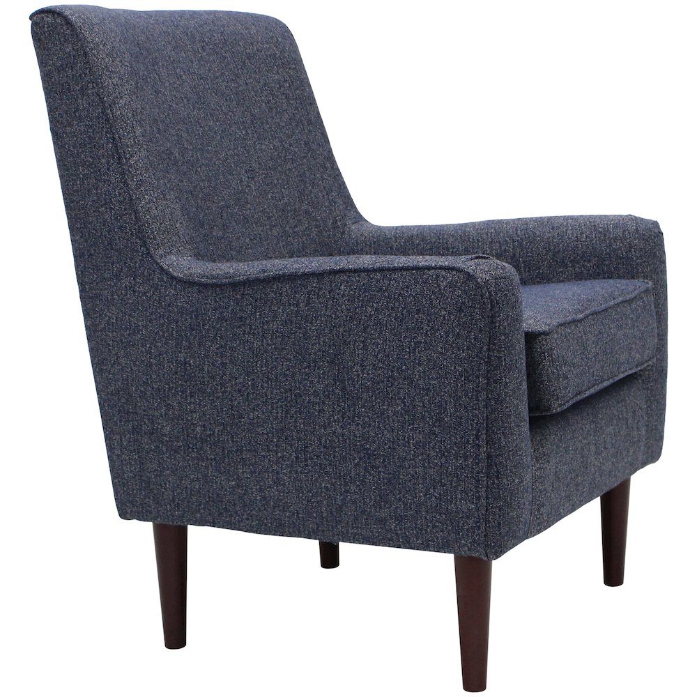 Laura Mid Century Arm Chair - Terrace Navy. Picture 1