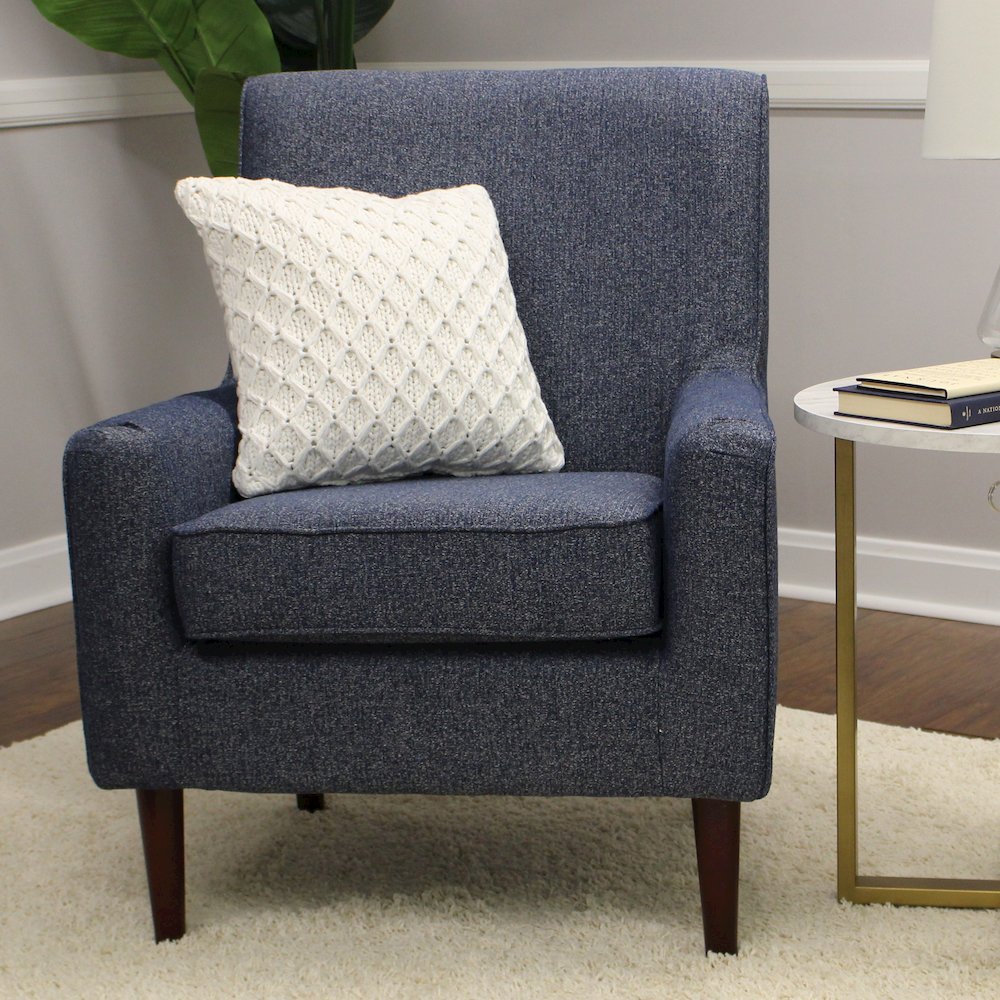Laura Mid Century Arm Chair - Terrace Navy. Picture 6