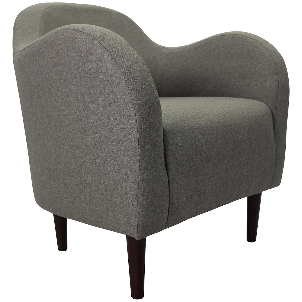 Julian Mid Century Arm Chair - Quartz. Picture 1