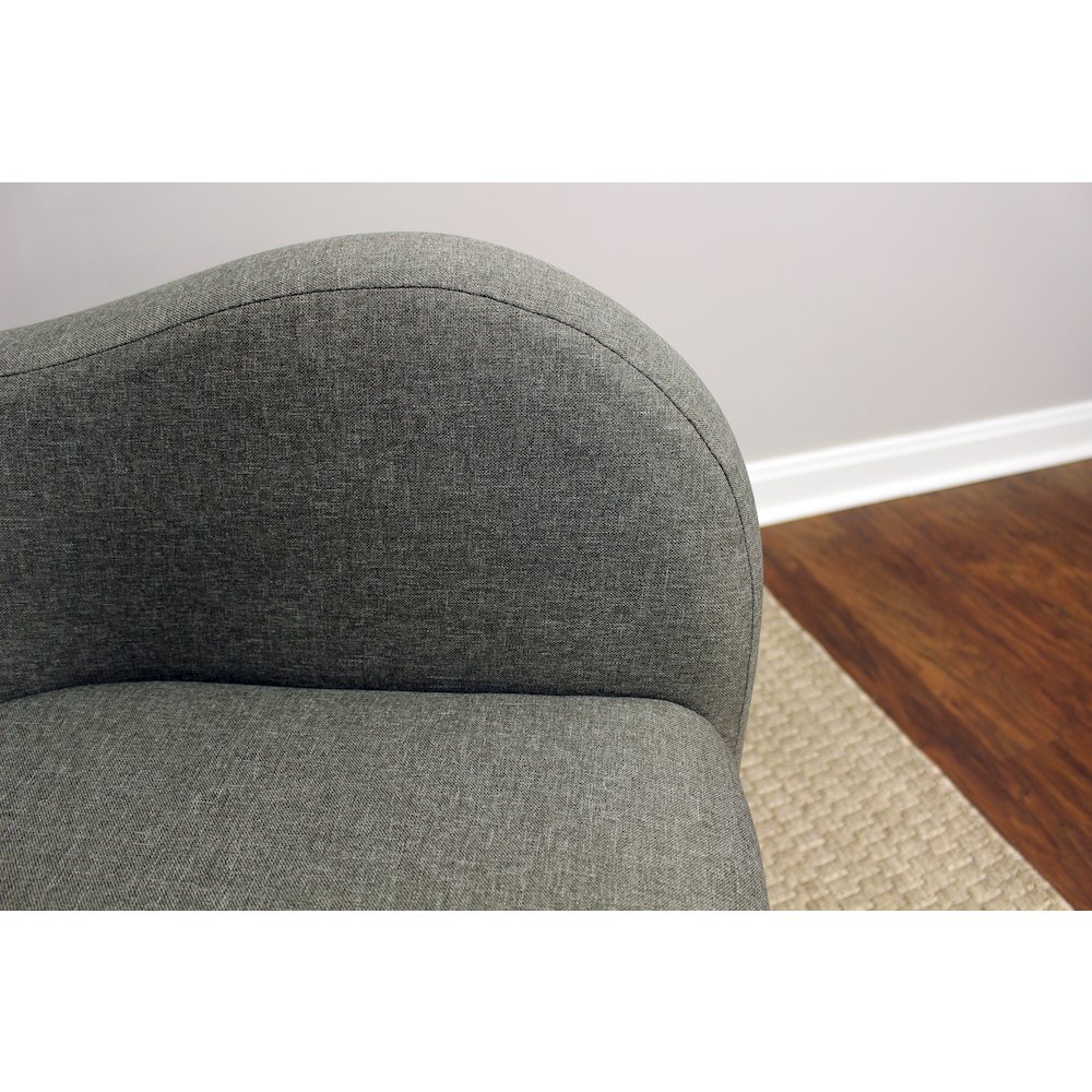 Julian Mid Century Arm Chair - Quartz. Picture 5