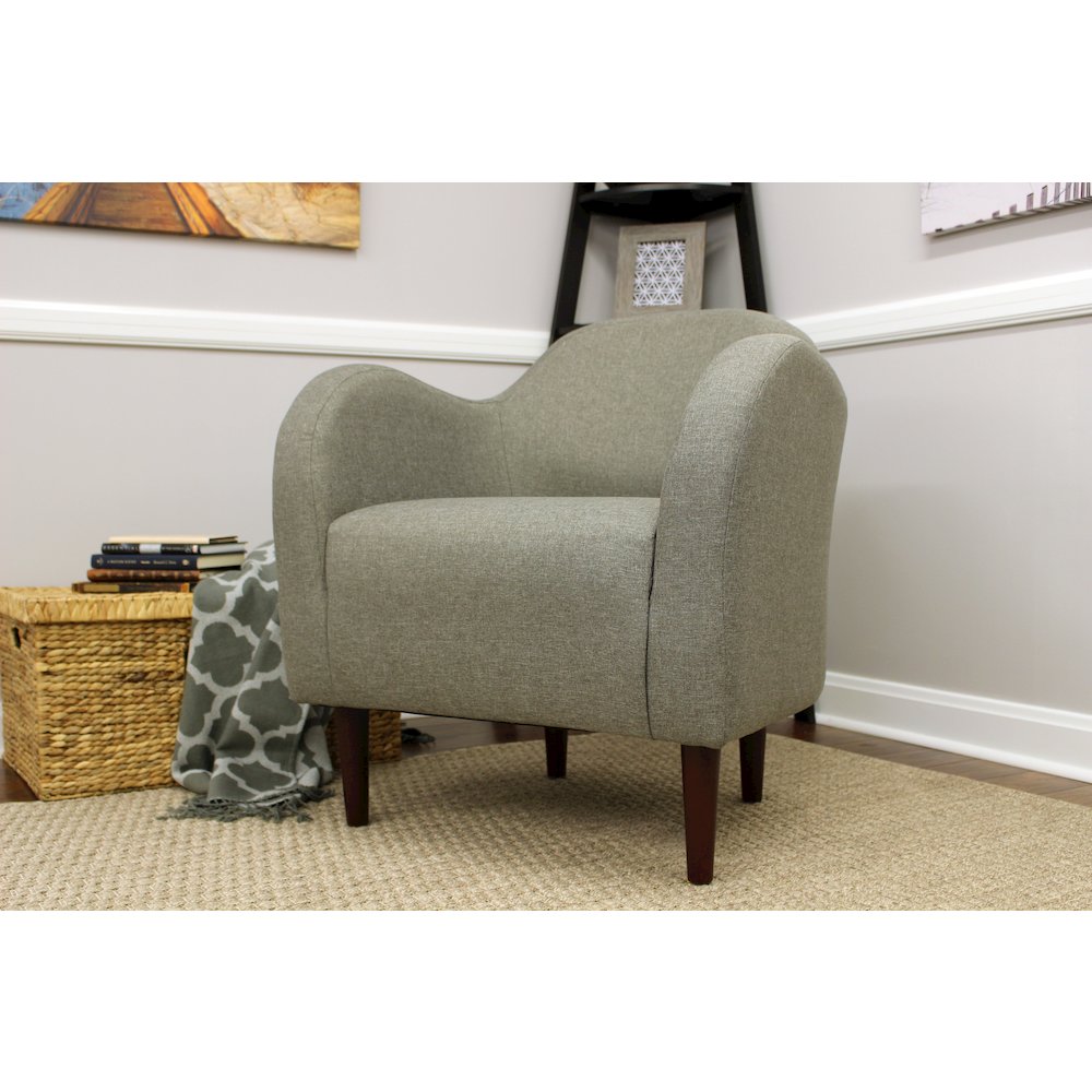 Julian Mid Century Arm Chair - Quartz. Picture 7