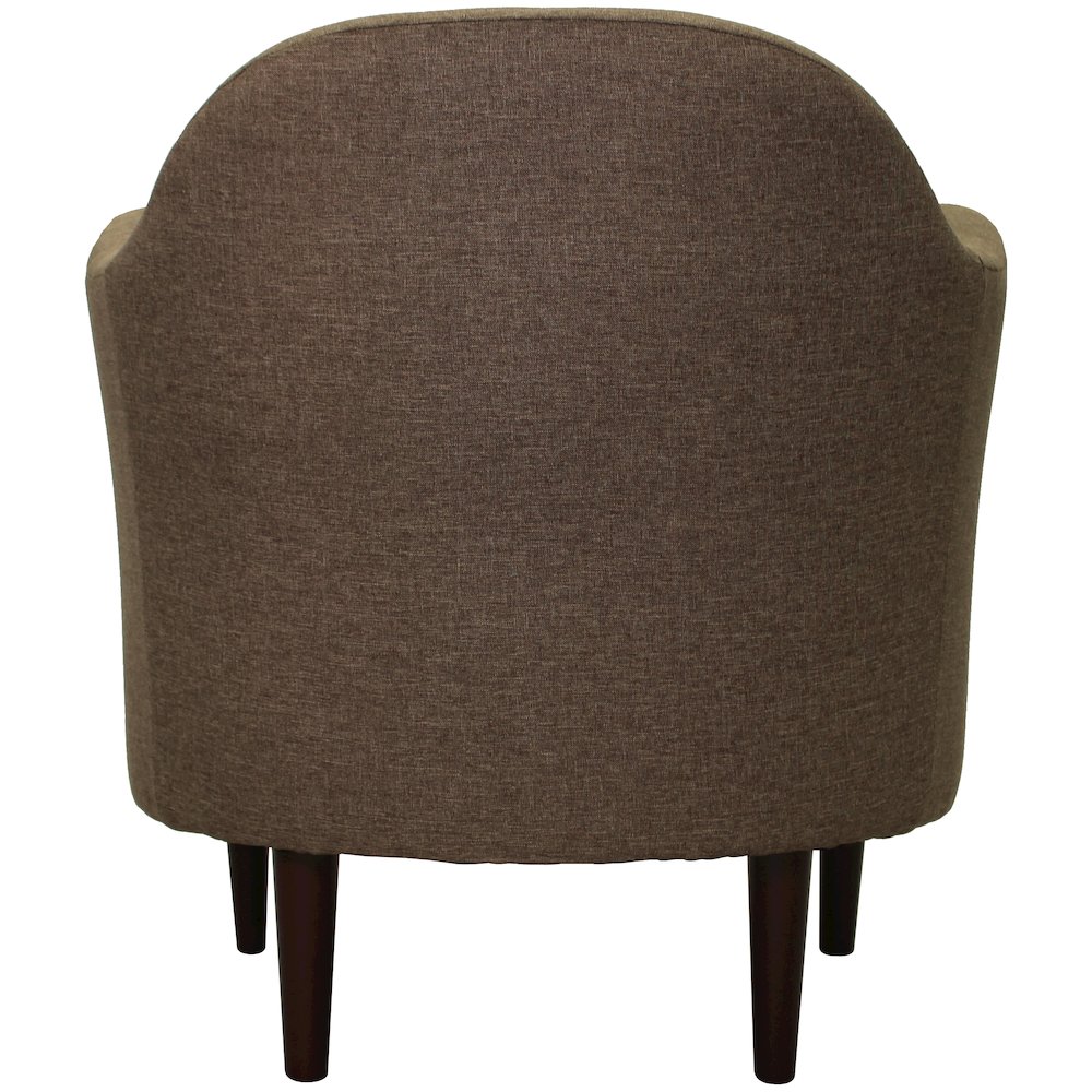 Julian Mid Century Arm Chair - Pecan. Picture 6