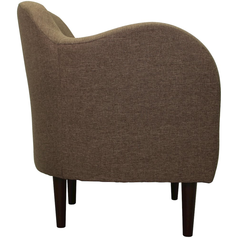 Julian Mid Century Arm Chair - Pecan. Picture 7
