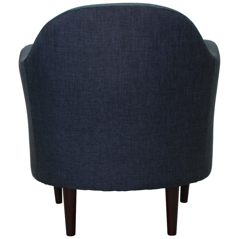 Julian Mid Century Arm Chair - Navy. Picture 4