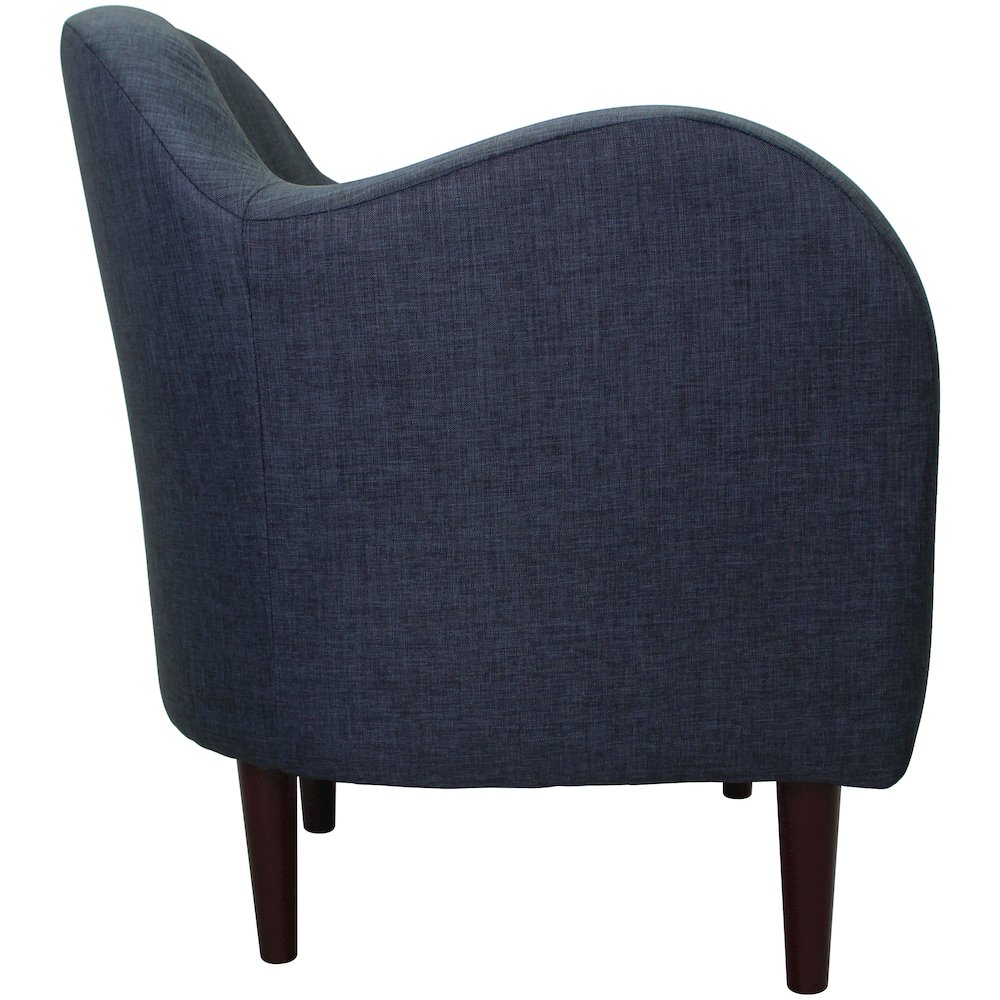 Julian Mid Century Arm Chair - Navy. Picture 8