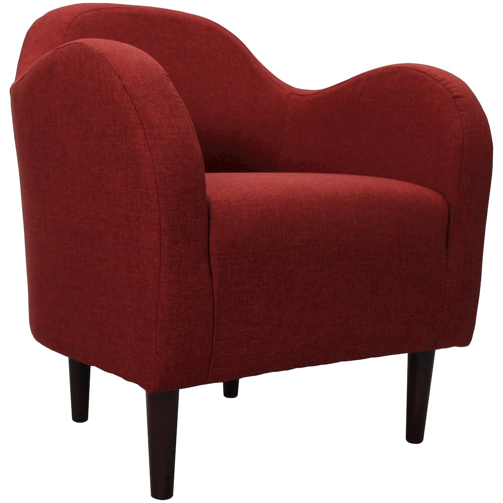 Julian Mid Century Arm Chair - Picante. Picture 1
