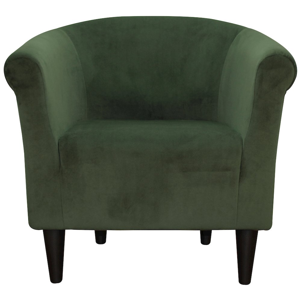 Savannah Club Chair - Microfiber Forrest Green. Picture 8