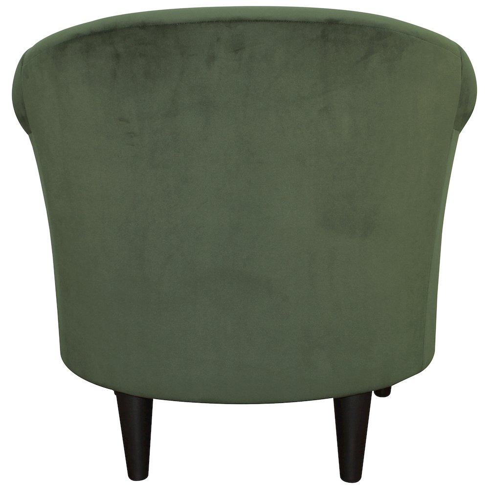 Savannah Club Chair - Microfiber Forrest Green. Picture 4