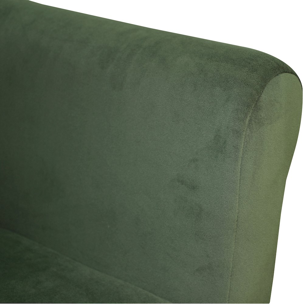 Savannah Club Chair - Microfiber Forrest Green. Picture 5