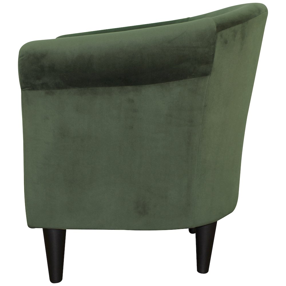 Savannah Club Chair - Microfiber Forrest Green. Picture 6