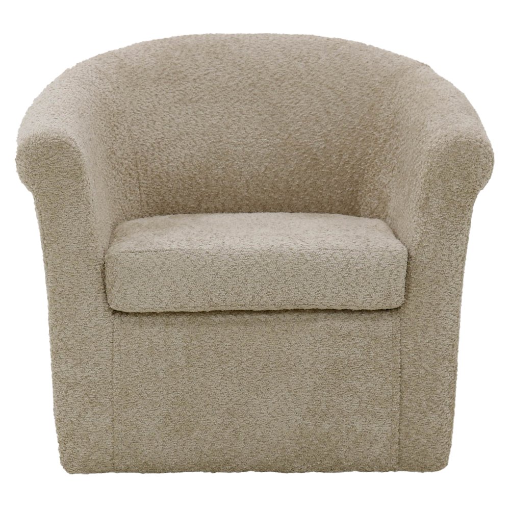 Marlee Swivel Chair  - Boucle Oslo Camel. Picture 6