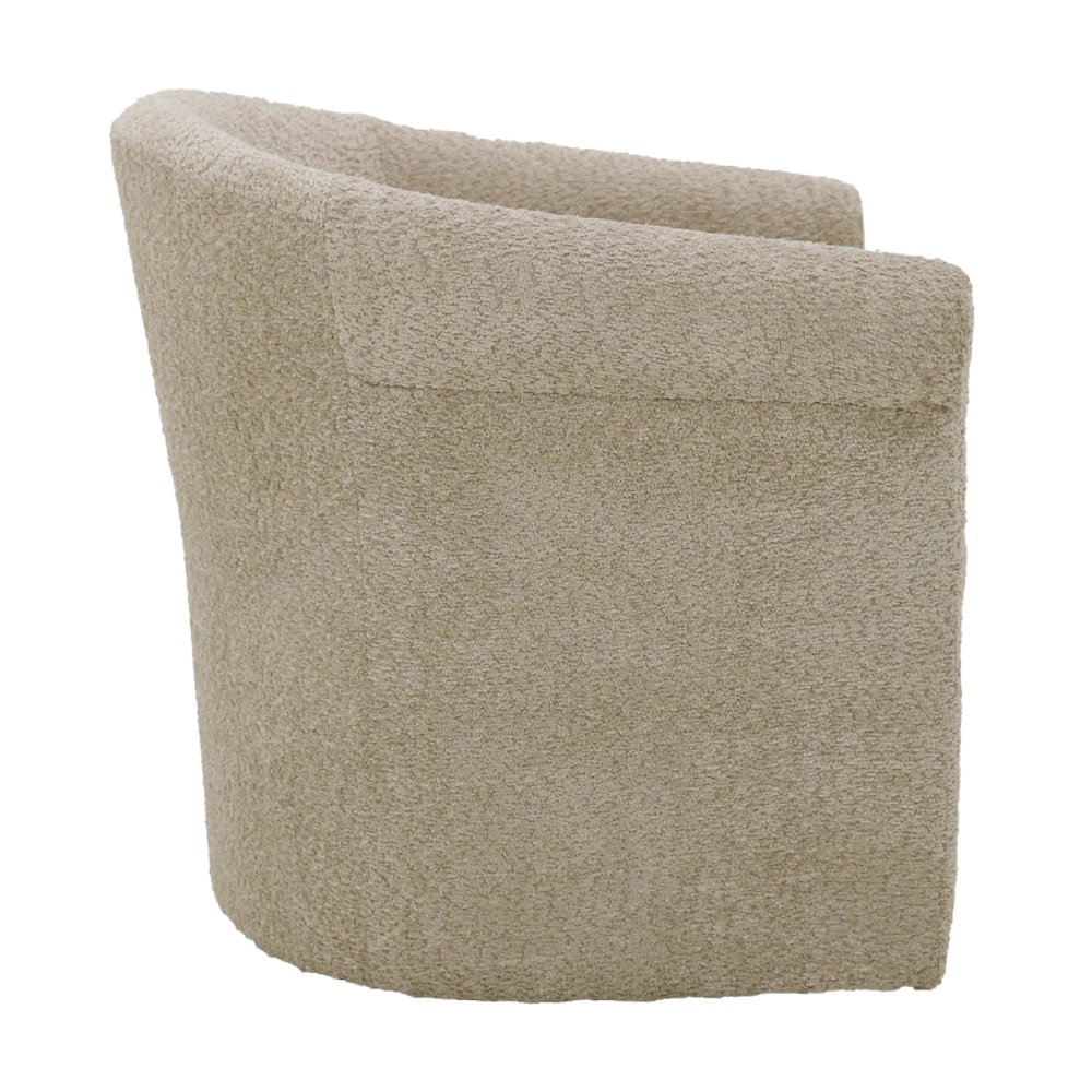 Marlee Swivel Chair  - Boucle Oslo Camel. Picture 5
