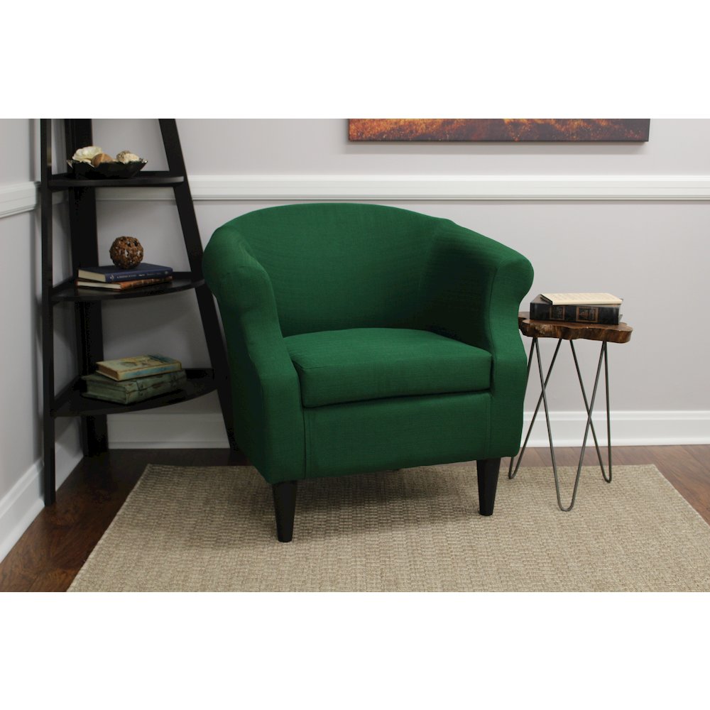 Nikole Club Chair - Klein Emerald Green. Picture 8