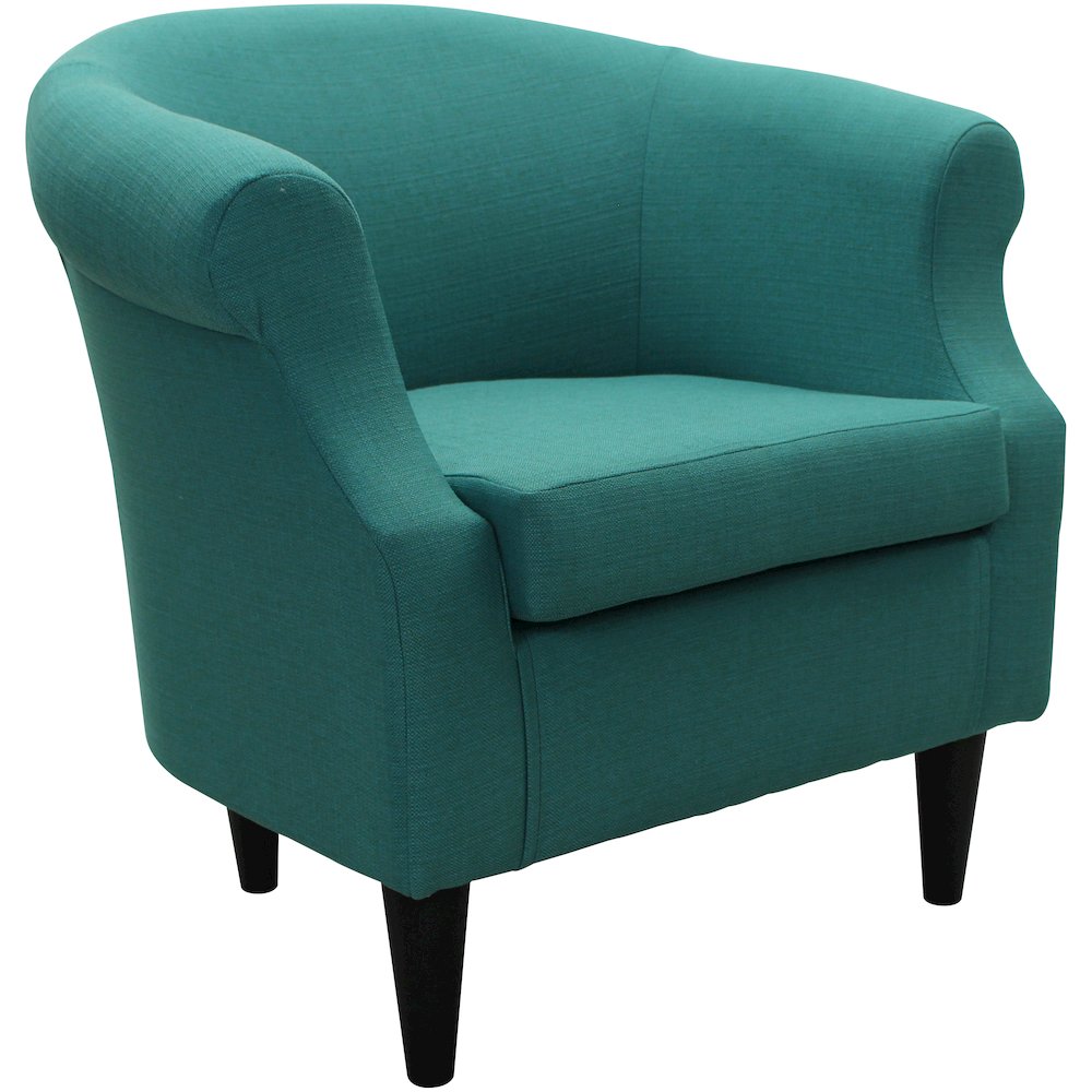 Nikole Club Chair - Klein Teal Blue. Picture 1