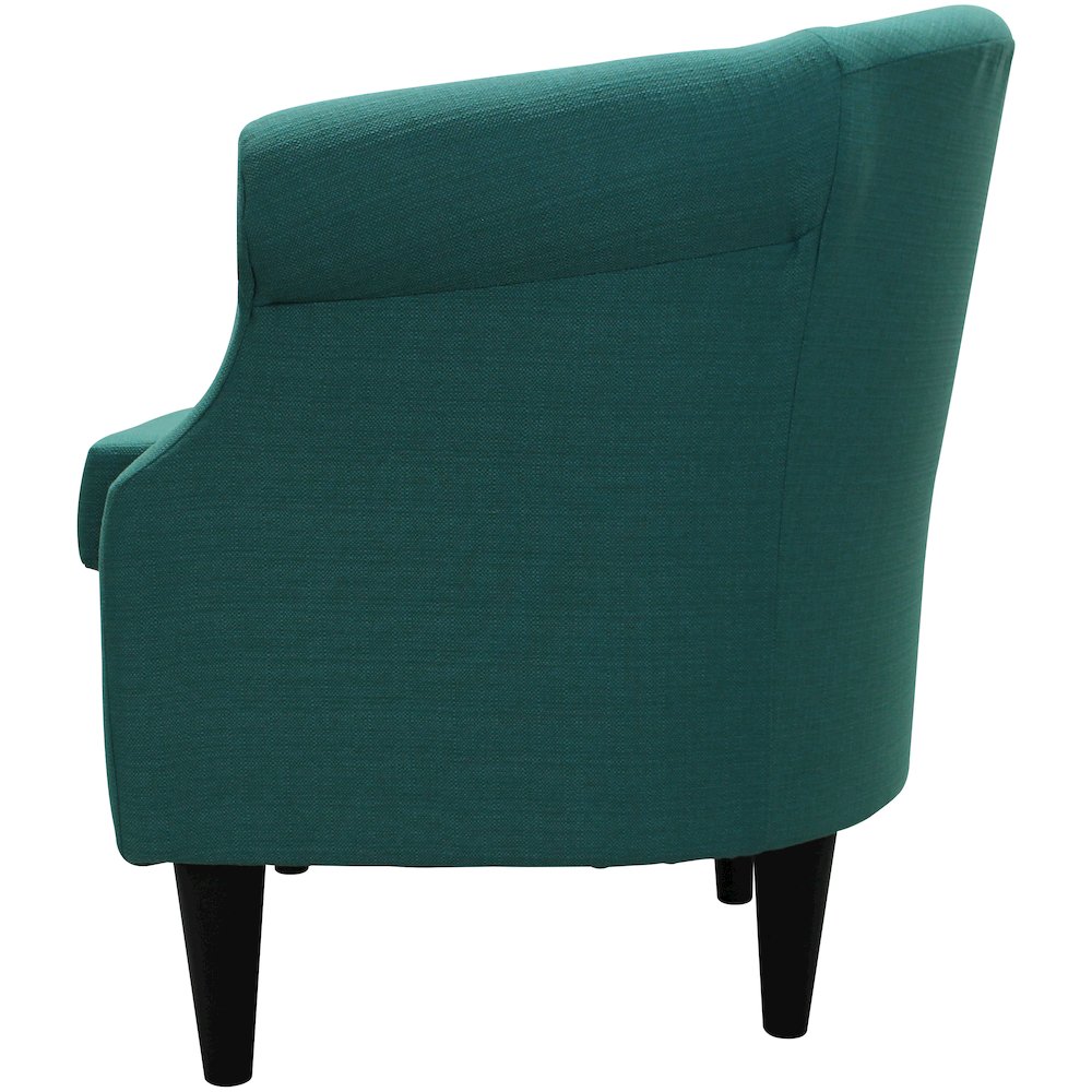 Nikole Club Chair - Klein Teal Blue. Picture 5