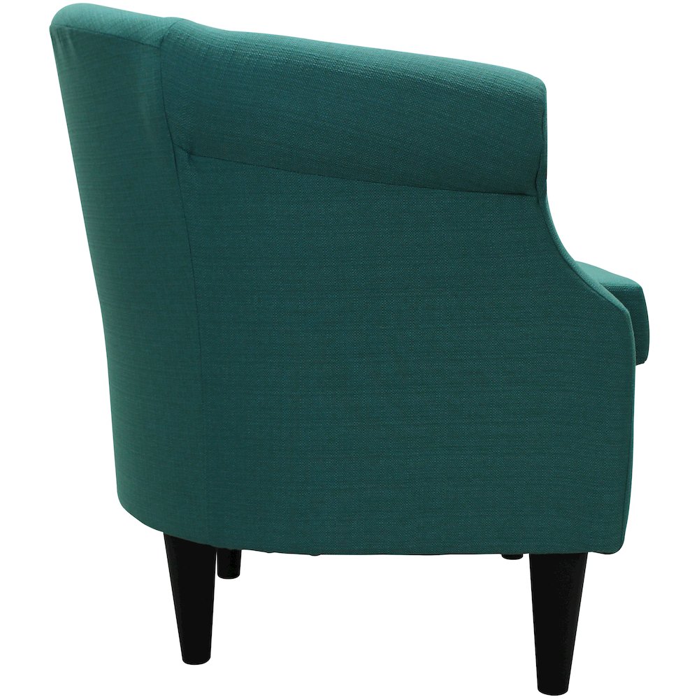Nikole Club Chair - Klein Teal Blue. Picture 6