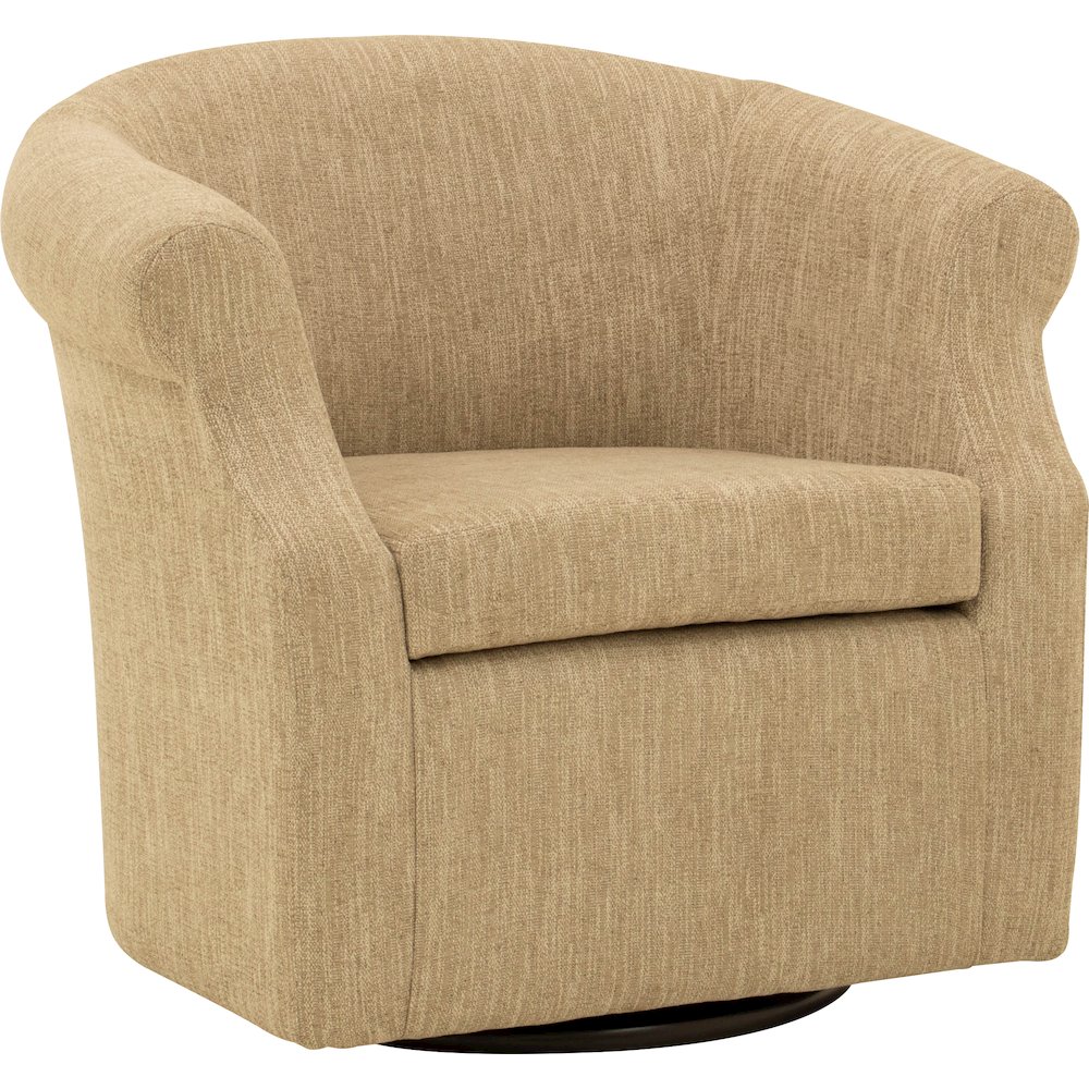 Nikole Swivel Chair  - Hampden Oatmeal. Picture 1