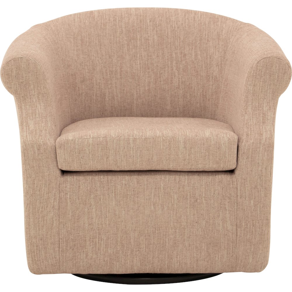 Nikole Swivel Chair  - Hampden Blush Pink. Picture 6