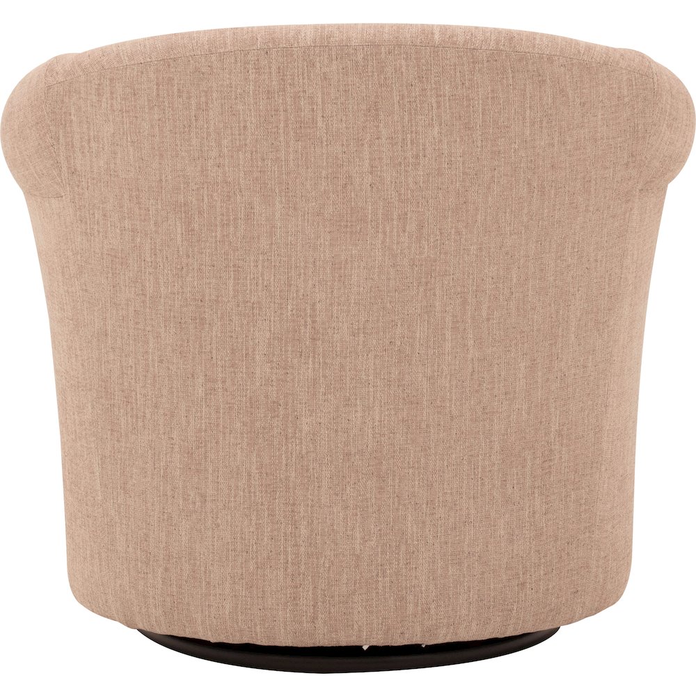 Nikole Swivel Chair  - Hampden Blush Pink. Picture 4