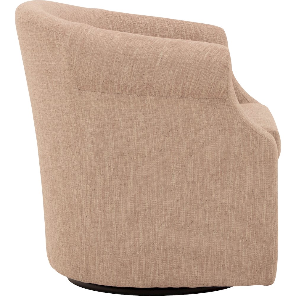 Nikole Swivel Chair  - Hampden Blush Pink. Picture 5