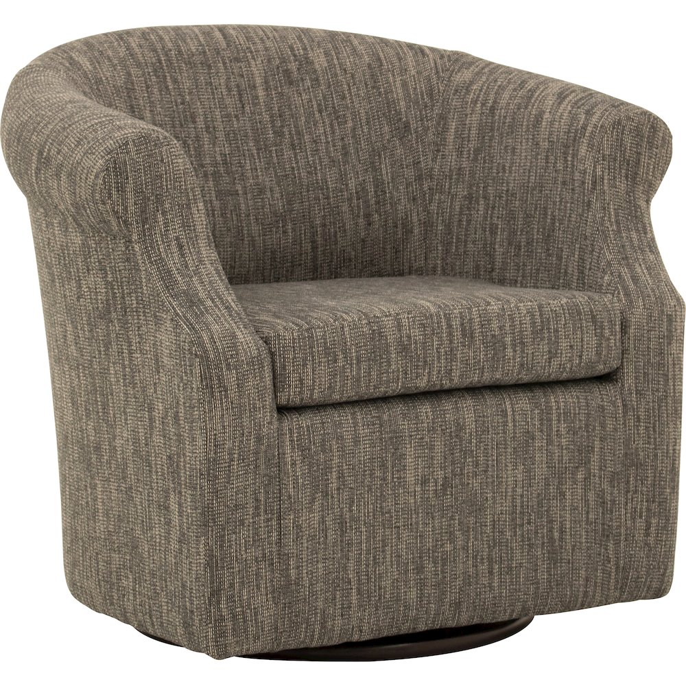 Nikole Swivel Chair  - Hampden Charcoal. Picture 1