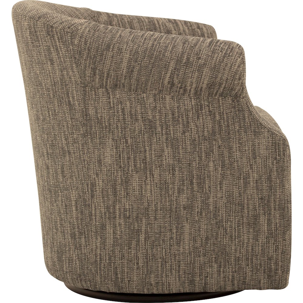Nikole Swivel Chair  - Hampden Charcoal. Picture 5