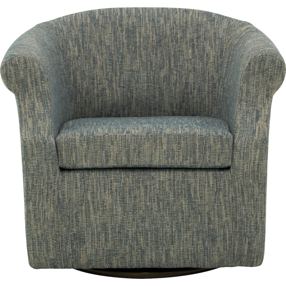 Nikole Swivel Chair  - Hampden Navy. Picture 6