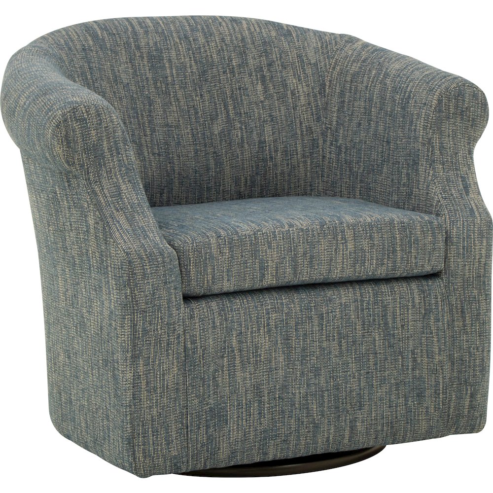 Nikole Swivel Chair  - Hampden Navy. Picture 1