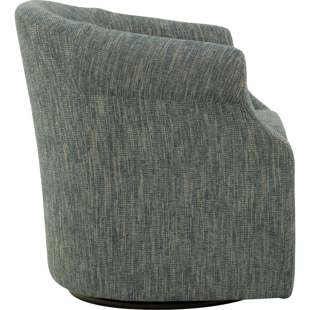 Nikole Swivel Chair  - Hampden Navy. Picture 5