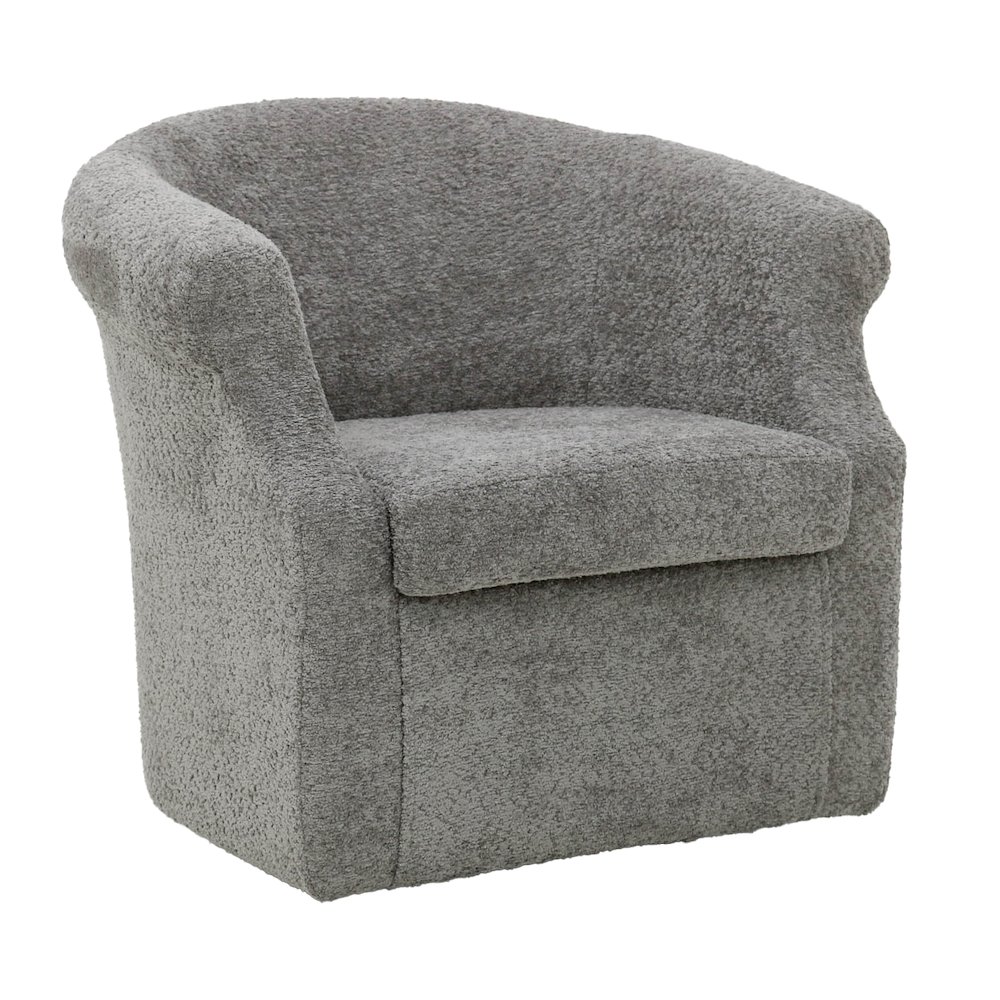 Nikole Swivel Chair  - Oslo Pewter. Picture 1